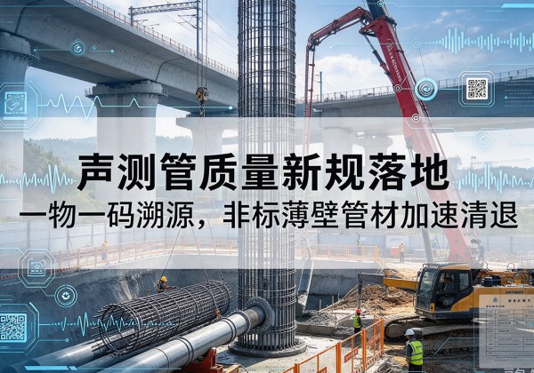 宁陵声测管质量新规落地，一物一码溯源，非标薄壁管材加速清退